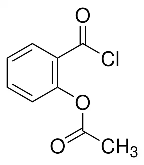 2-Acetoxybenzoyl chloride structure, CAS 5538-51-2