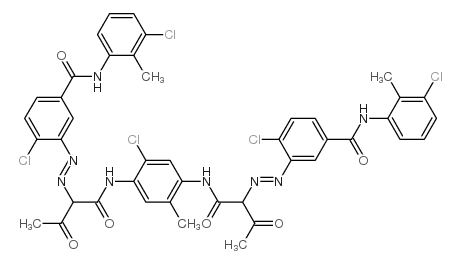 Pigment Yellow 93 structure, CAS 5580-57-4