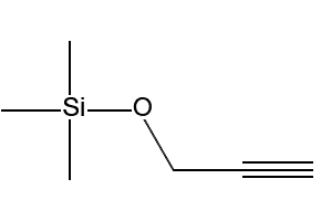 (2-Propynyloxy)trimethylsilane structure, CAS 5582-62-7