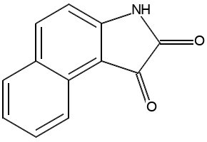 Benz[e]isatin structure, CAS 5588-87-4