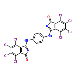 Pigment Yellow 110 structure, CAS 5590-18-1