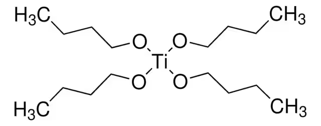 Tetrabutyl titanate structure, CAS 5593-70-4