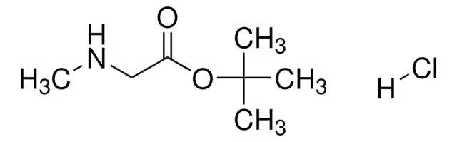 tert-Butyl sarcosinate hydrochloride structure, CAS 5616-81-9