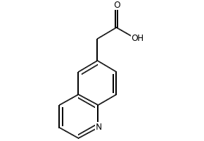 6-Quinolylacetic acid structure, CAS 5622-34-4