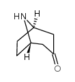 Nortropan-3-one structure, CAS 5632-84-8