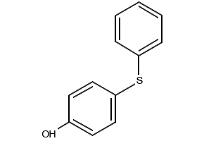 4-Hydroxyphenyl phenyl sulfide structure, CAS 5633-55-6
