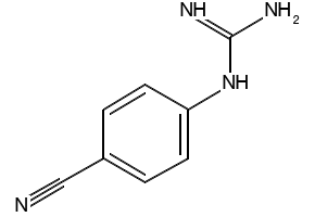 N-(4-Cyanophenyl)guanidine structure, CAS 5637-42-3