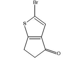 5,6-Dihydrocyclopenta[b]thiophen-4-one structure, CAS 5650-51-1