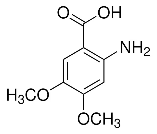 2-Amino-4,5-dimethoxybenzoic acid structure, CAS 5653-40-7