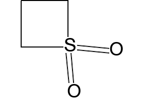 Thietane-1,1-dioxide structure, CAS 5687-92-3