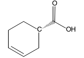 (S)-(-)-3-Cyclohexenecarboxylic acid structure, CAS 5708-19-0