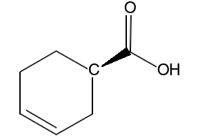 (R)-3-Cyclohexenecarboxylic acid structure, CAS 5709-98-8