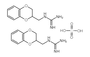 Guanoxan sulfate structure, CAS 5714-04-5