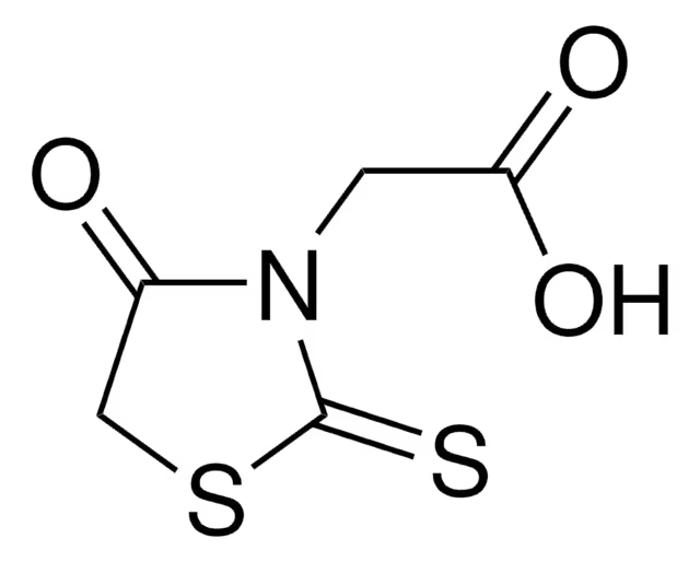 Rhodanine-3-acetic acid structure, CAS 5718-83-2