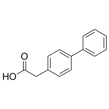 4-Biphenylacetic acid structure, CAS 5728-52-9
