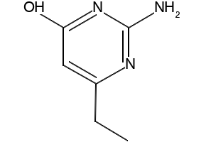 2-Amino-6-ethylpyrimidin-4-ol structure, CAS 5734-66-7