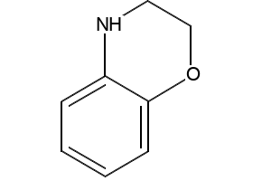 Benzomorpholine structure, CAS 5735-53-5