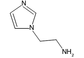 1H-Imidazole-1-ethanamine structure, CAS 5739-10-6
