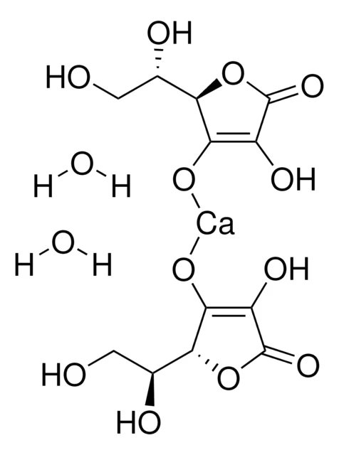 Calcium ascorbate dihydrate structure, CAS 5743-28-2
