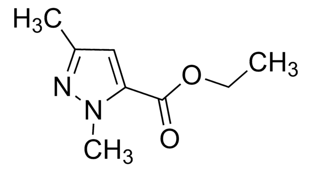Ethyl 1,3-dimethylpyrazole-5-carboxylate structure, CAS 5744-40-1