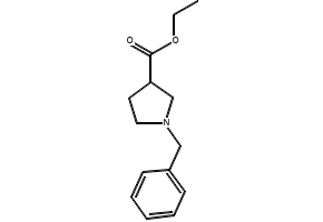 Ethyl 1-benzylpyrrolidine-3-carboxylate structure, CAS 5747-92-2