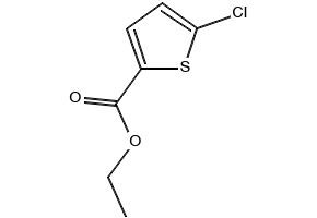 Ethyl 5-chlorothiophene-2-carboxylate structure, CAS 5751-82-6