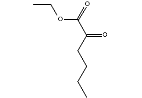 Ethyl 2-oxohexanoate structure, CAS 5753-96-8