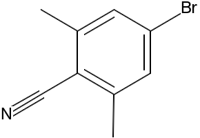4-Bromo-2,6-dimethylbenzonitrile structure, CAS 5757-66-4