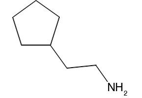 2-Cyclopentylethylamine structure, CAS 5763-55-3