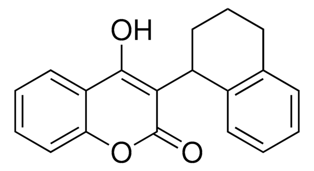 Coumatetralyl structure, CAS 5836-29-3