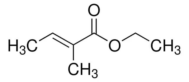 Ethyl tiglate structure, CAS 5837-78-5