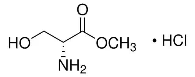 D-Serine methyl ester hydrochloride structure, CAS 5874-57-7