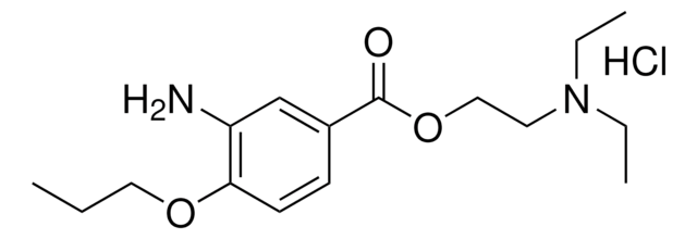 Proparacaine hydrochloride structure, CAS 5875-06-9