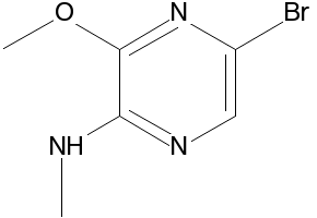 5-Bromo-3-methoxy-2-pyrazinamine structure, CAS 5900-13-0