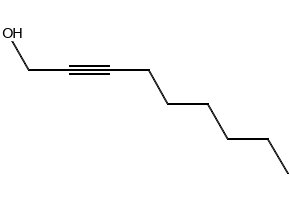 2-Nonyn-1-ol structure, CAS 5921-73-3