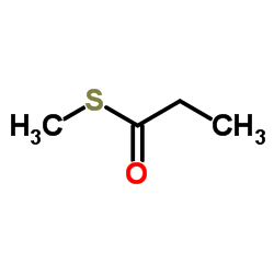 S-Methyl thiopropionate structure, CAS 5925-75-7