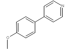 4-(4-Methoxyphenyl)pyridine structure, CAS 5938-16-9