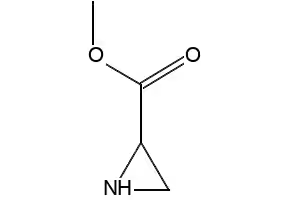 Methyl aziridine-2-carboxylate structure, CAS 5950-34-5