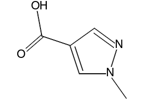 1-Methyl-1H-pyrazole-4-carboxylic acid structure, CAS 5952-92-1