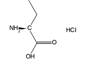 L-2-Aminobutyric acid hydrochloride structure, CAS 5959-29-5
