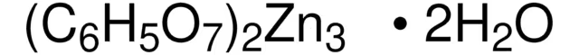 Zinc citrate dihydrate structure, CAS 5990-32-9