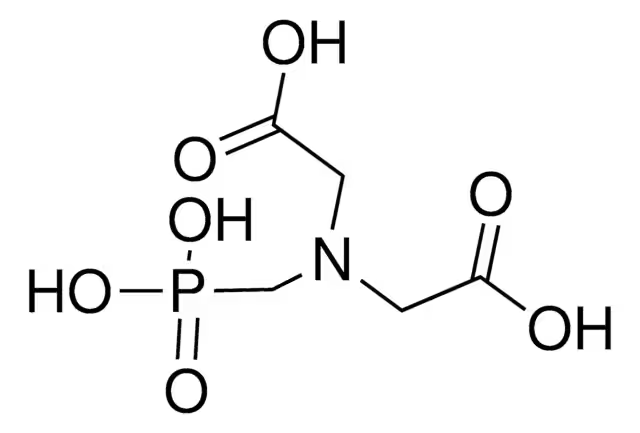 N-(Carboxymethyl)-N-(phosphonomethyl)-glycine structure, CAS 5994-61-6