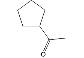 1-Cyclopentylethanone structure, CAS 6004-60-0