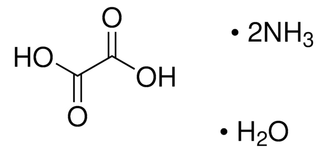 Ammonium oxalate monohydrate structure, CAS 6009-70-7