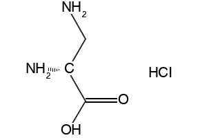 3-Amino-D-alanine hydrochloride structure, CAS 6018-56-0