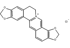 Coptisine chloride structure, CAS 6020-18-4