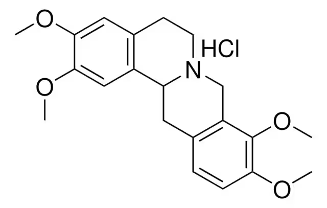Tetrahydropalmatine hydrochloride structure, CAS 6024-85-7