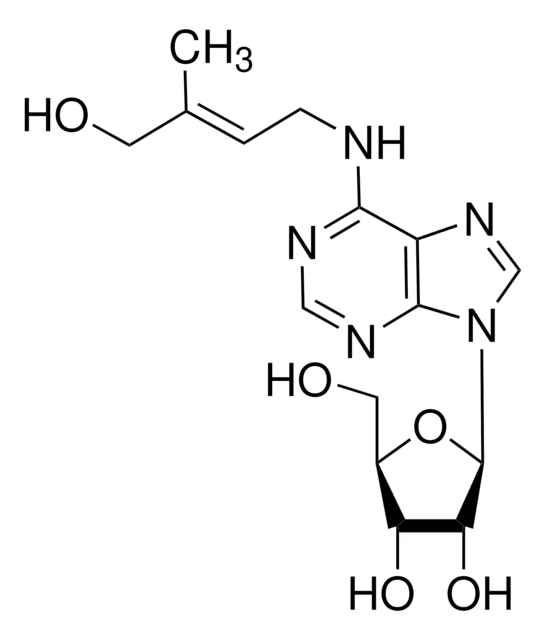 trans-Zeatin-riboside structure, CAS 6025-53-2
