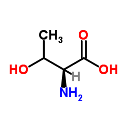 L-Threonine structure, CAS 6028-28-0