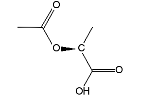 (S)-(-)-2-Acetoxypropionic acid structure, CAS 6034-46-4